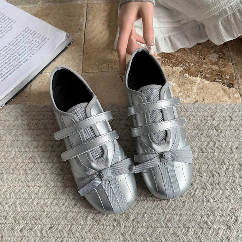 Aiertu  -  Summer Sneakers Bow Women Mary Jane Sports Shoes New Running Flats Casual Sandals 2026 Fashion Walking Comfort Women's Shoes Aiertu