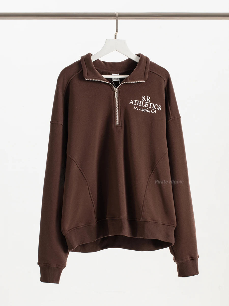 Aiertu  -   New York Letter Print Sweatshirt Women Classic O Neck Long Sleeve Pullover Autumn Casual Vintage Sporty Rich Sweatshirt 2026 New Aiertu