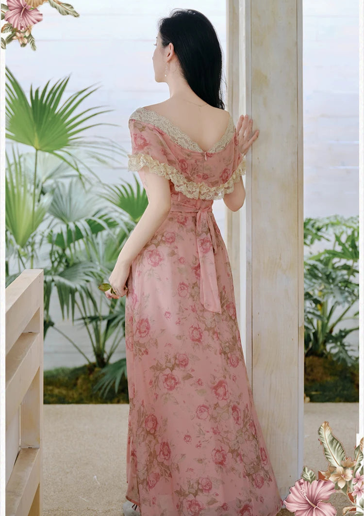 Aiertu  Honey Rose Shabby Chic Princesscore Dress Aiertu