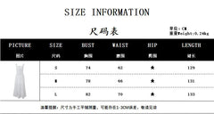 Aiertu  -  Summer New White Lace Patchwork Maxi Dress for Women Sexy Square Collar Sleeveless Holidays Party Dressers Club Outfits 2025 Aiertu