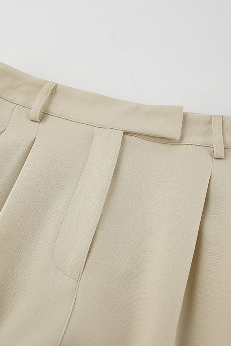 Aiertu  -Casual Street Patchwork Loose High Waist Wide Leg Bottoms(No waist belt) aiertu