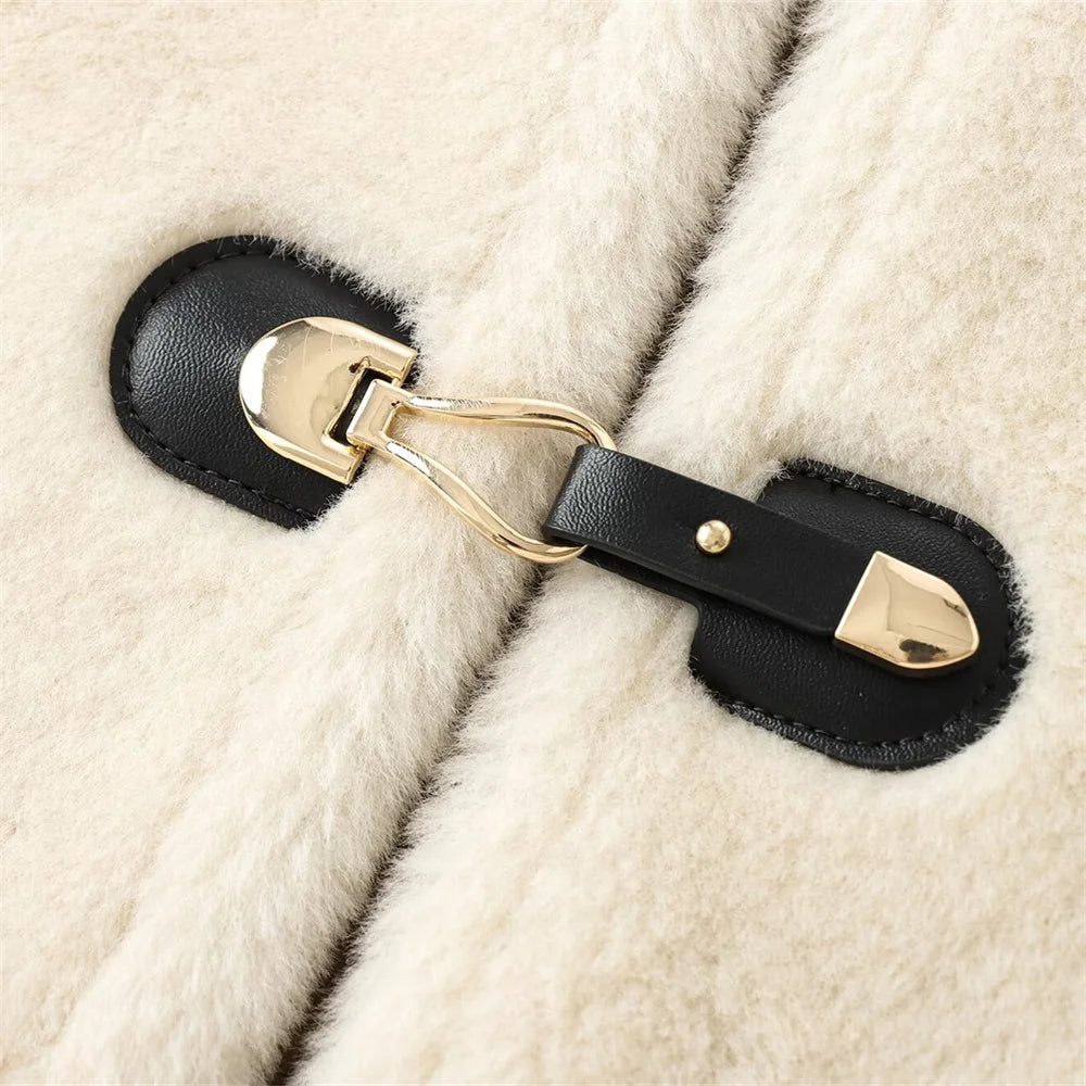Aiertu  -  Autumn New European and American Style Loose Casual Long Sleeved Double-sided Rope Buckle Jacket Jacket Aiertu