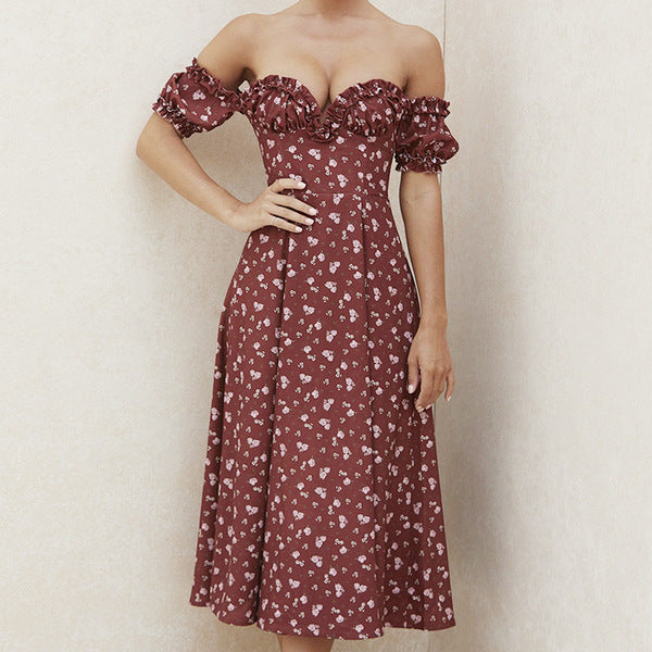 Aiertu - Summer Floral Print Dress Aiertu
