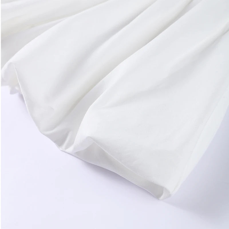 Aiertu  -  Fashion Sequin Skirt Set Women Sling Sleeveless Back Ruffle Hem Crop Tank High Waist Pleated A-line Mini Skirts Female Sets 2025 Aiertu