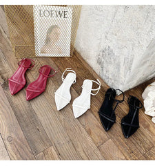 Aiertu  -   Summer New Minimalist Design Fashion All-match Flat Sandals European and American Model Style Women's Shoes Aiertu