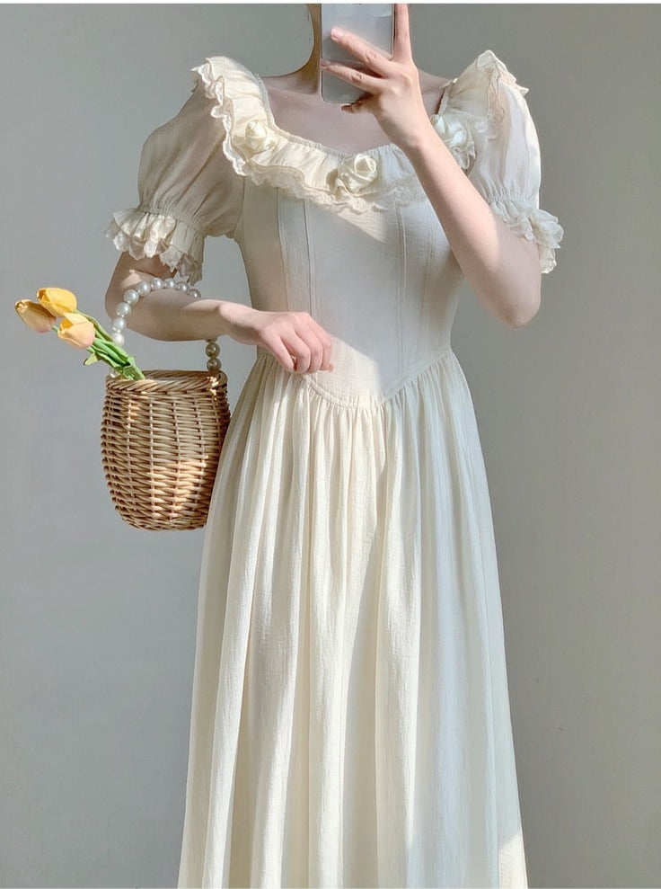 Aiertu  Lasira Light Academia Dress Aiertu
