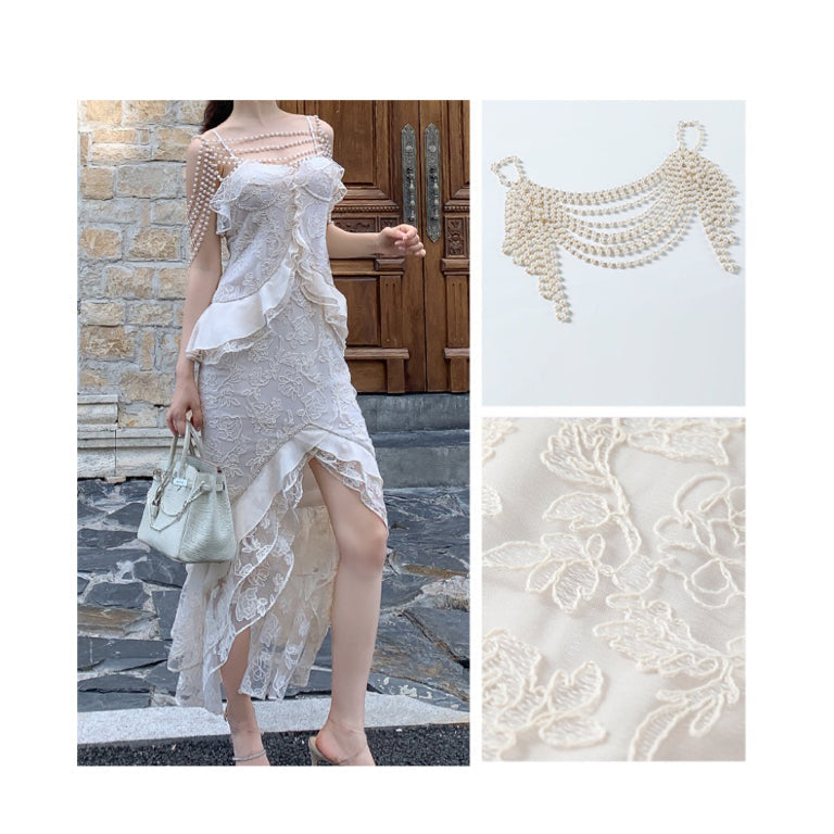 Aiertu  Baroque Pearl Royalcore Statement Dress Aiertu