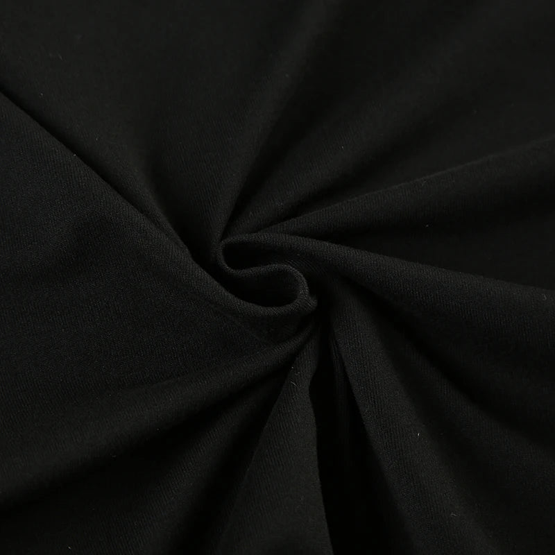 Aiertu  Black Slim V-Neck Low-Cut Long Sleeve Dresses Sexy Basic Women 2024s New Clothes Tierred Ruched Short Vestido Aiertu