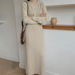 Aiertu - Long Knitted Dress Aiertu