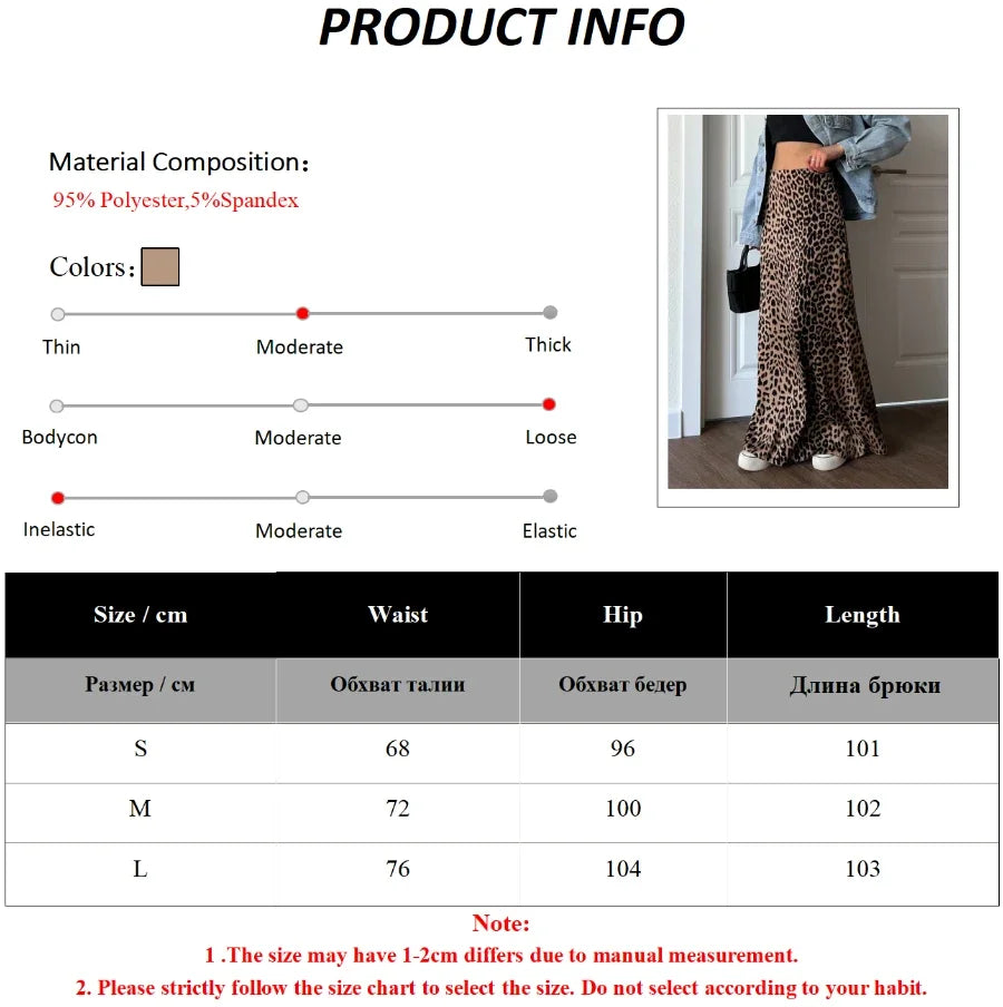Aiertu  -  Summer New Women's  Leopard Print Midi Skirt High Waist Fishtail Skirt Fashion Foreign Trade Casual Half length Skirt Aiertu