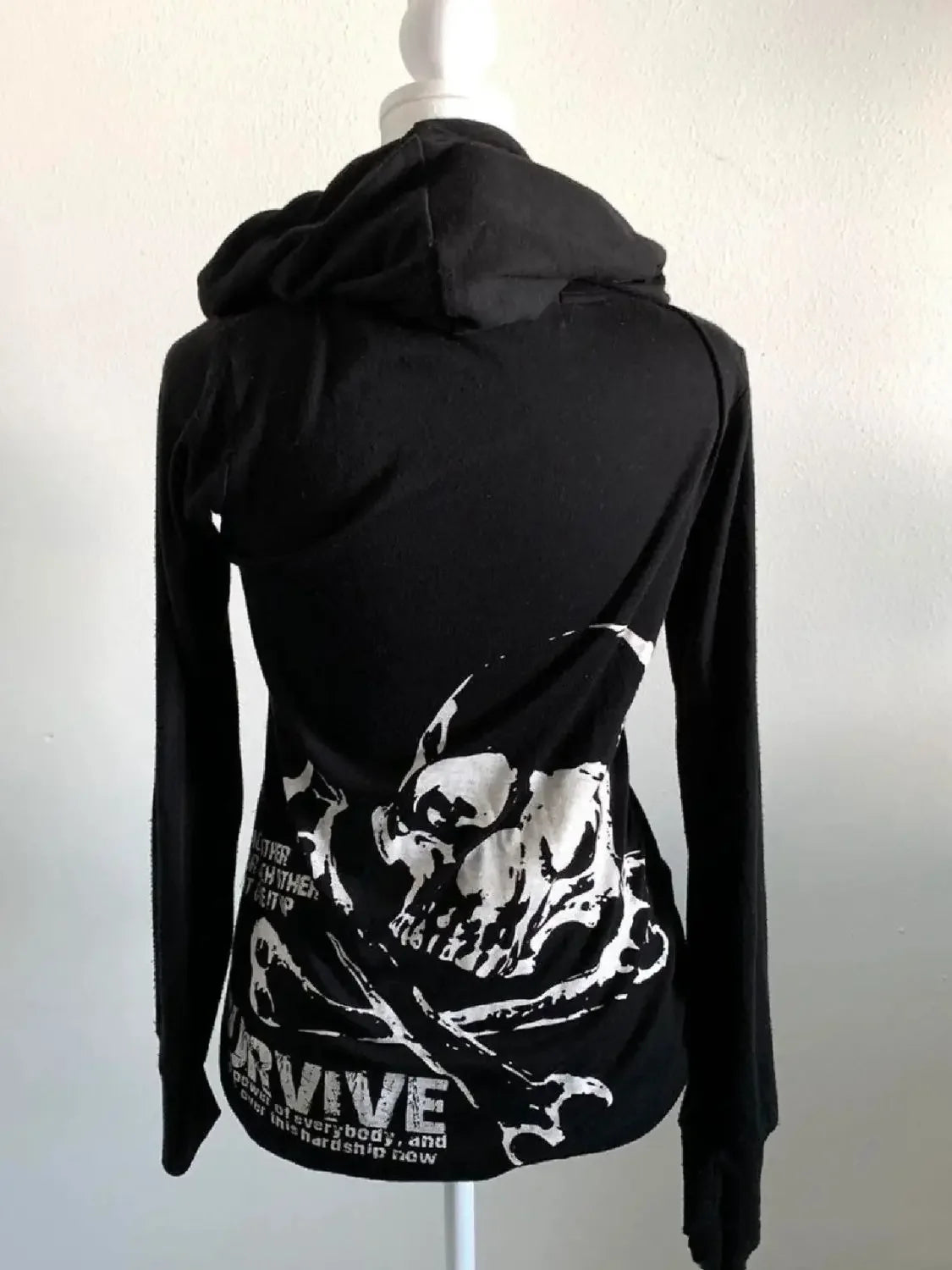 Aiertu  -  Y2K Harajuku Oversized Pattern Print Fashion Design Gothic Sports Hoodie Casual Loose Thick Jacket Harajuku Jacket Aiertu