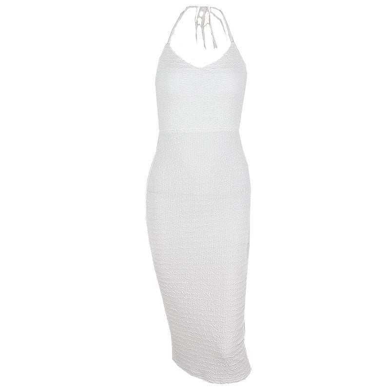Aiertu - Mid Length Slit Dress Aiertu