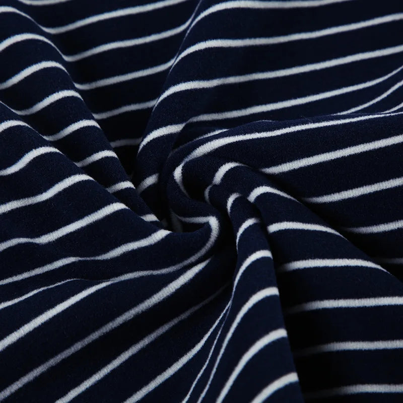 Aiertu  -  Striped T Shirts Woman Japanese 2000s Style Y2k Hooded Short Sleeve Summer Tops Shoujo Girl Aesthetic P67-BD18 Aiertu