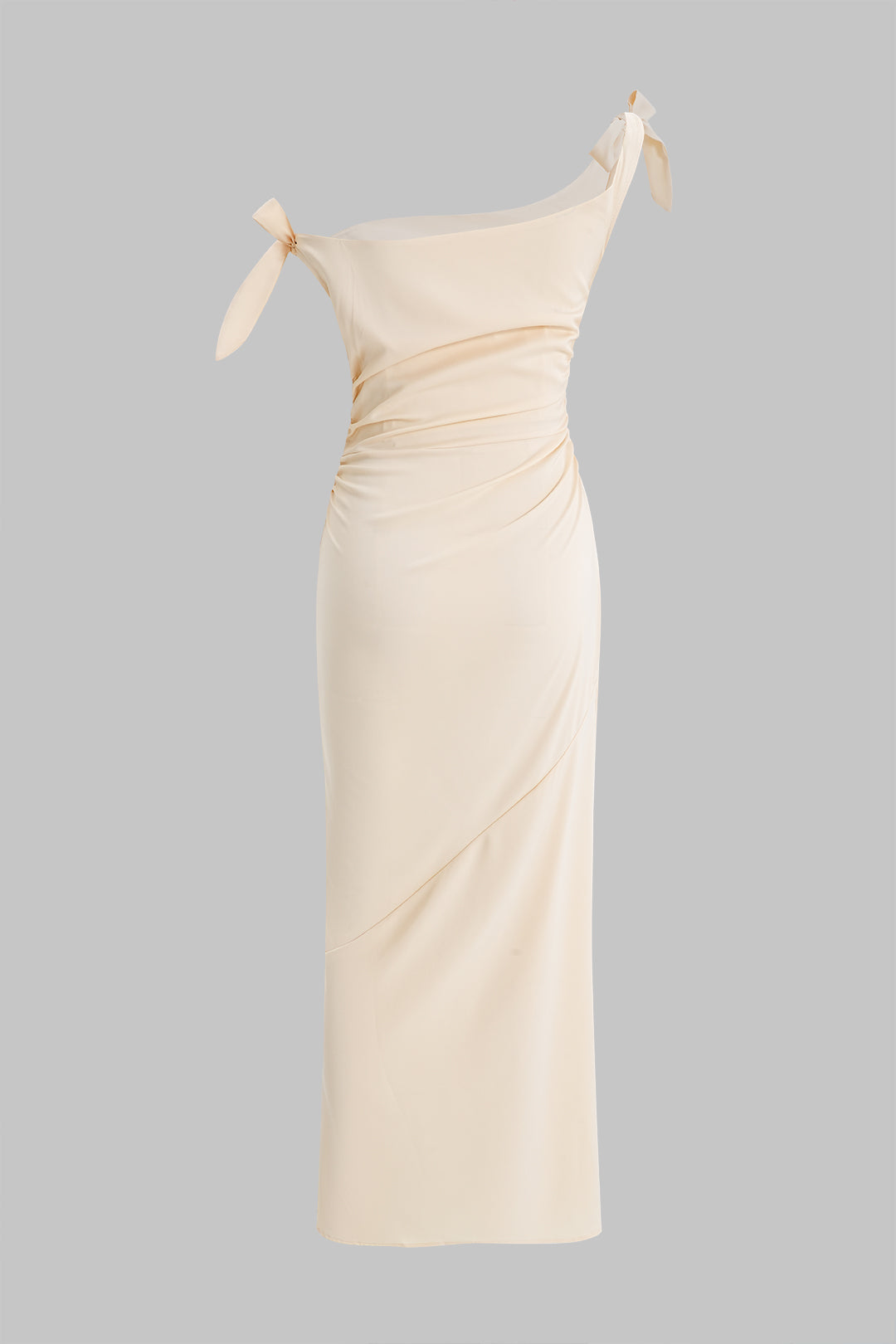 Aiertu  -One Shoulder Strappy Sleeveless Maxi Dress aiertu