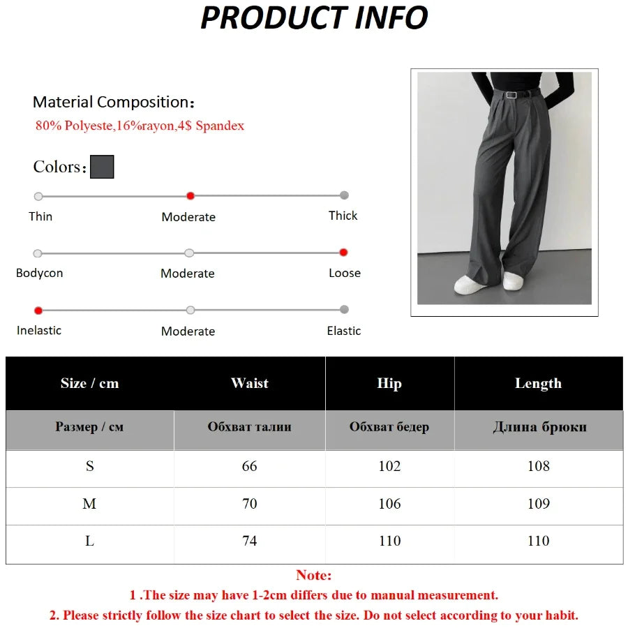 Aiertu  -  Spring Summer New Slim Fit Straight Leg Pants Women's Design High Waist Trousers Simple Office Lady Chic Suit Pants Aiertu