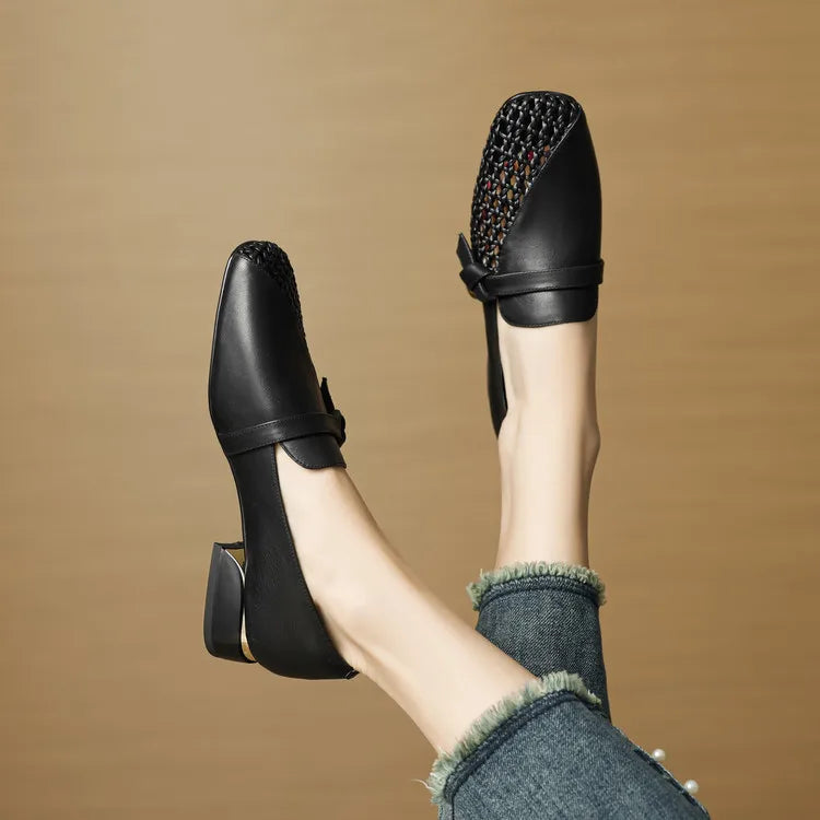 Aiertu  -  Women Shoes Fashion Loafers 2025 Summer New Design Hollow Slip On Breathable Mesh Elegant Women Flat Shoes Walking Casual Shoes Aiertu