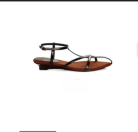Aiertu  -   2025 Summer Womens Sandals  Fashion Pointed Toe Buckle Strap Narrow Band Low Heels Shoes Zapatos Mujer Aiertu