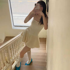 Aiertu  -Edie Bow Lace A-Line Dress aiertu