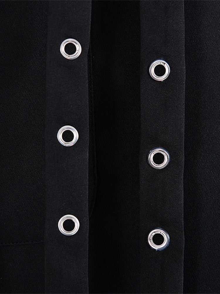 Aiertu  -  Slim Fit Double Belt Suit Jacket Patchwork Fashion Sexy Niche Design Vintage Casual Suits Dress Women Small Suit Coat Autumn New Aiertu
