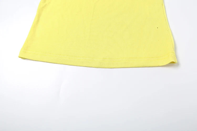 Aiertu  -  Summer Sweet 2-Piece Set Women Solid Backless Sleeveless Elegant Tops+ Pentagram Stripes Knit Shorts Matching Suits Aiertu