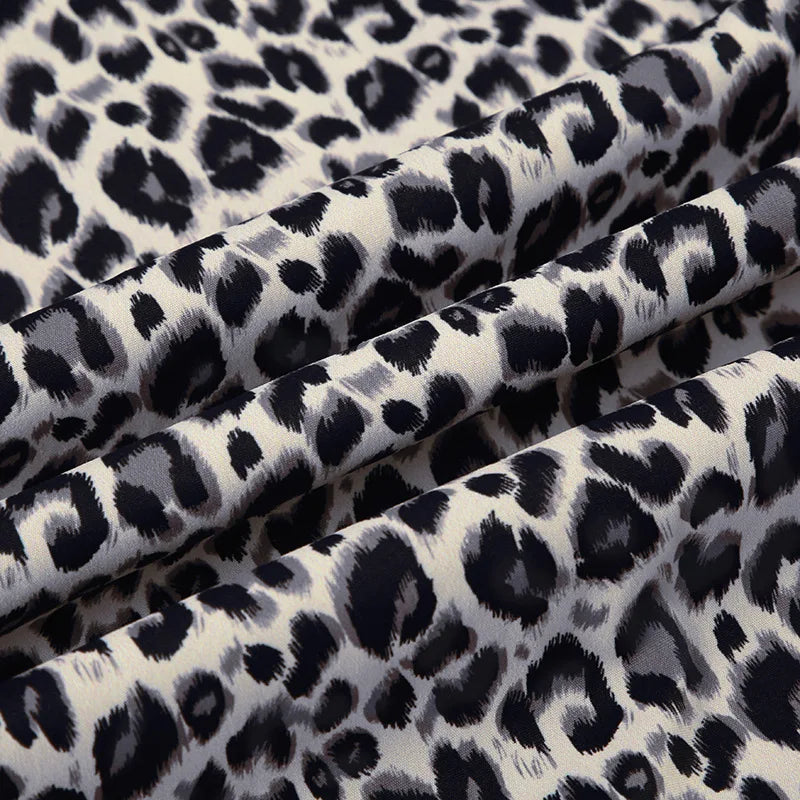 Aiertu  -  Wild Spice Girls Street Leopard Print Plaid Personality Loose Casual Pants Niche Loose Straight Skinny Low Waist Pants Aiertu