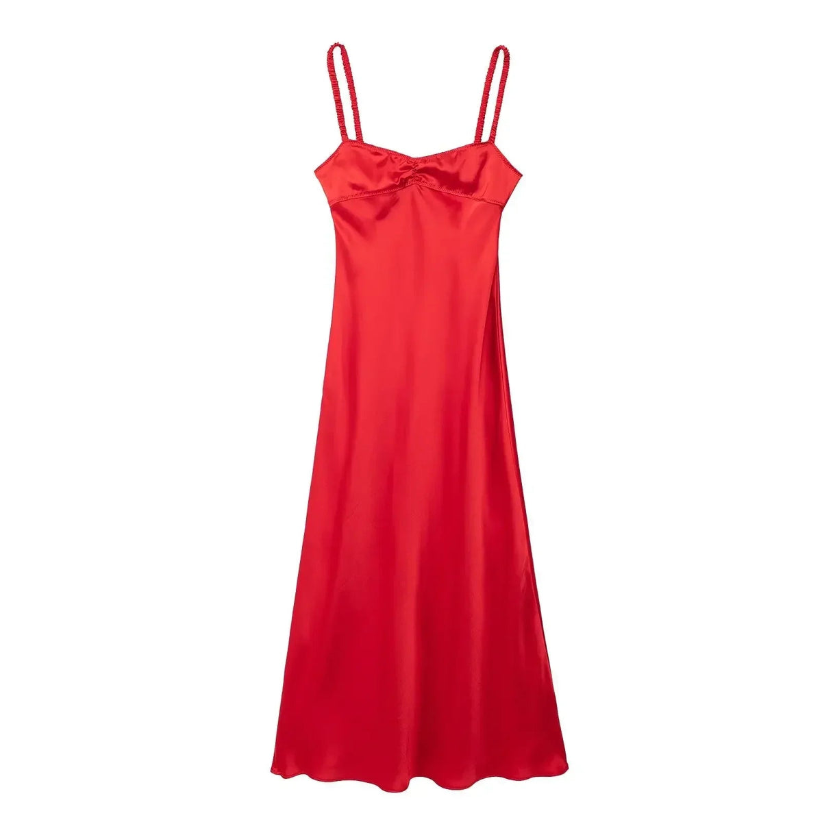 Aiertu  -  Elegant Sweet Pink Satin Slim Elastic Sling Maxi Dress Woman Sexy Backless Sleeveless Long Dresses Lady Evening Party Sexy Robe Aiertu