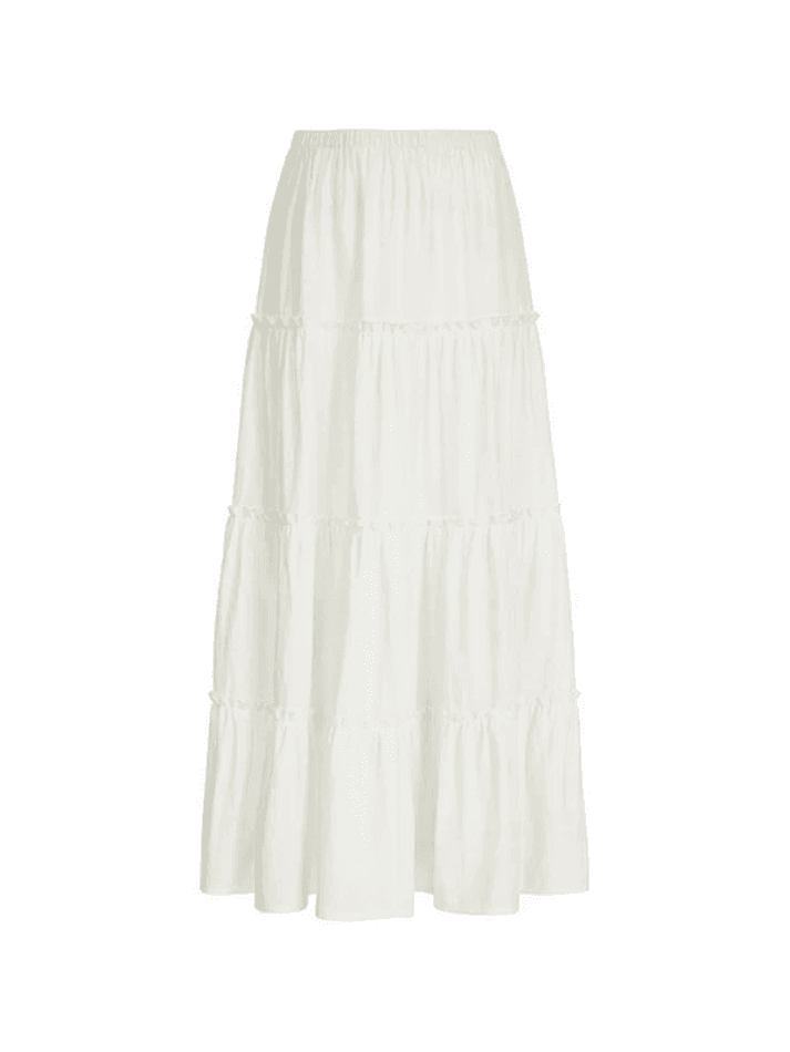 Aiertu  Versatile Casual Stitching Skirt Aiertu