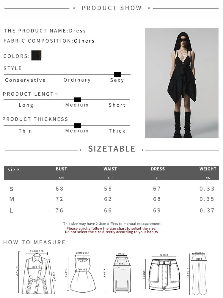 Aiertu  -  Street Woman 2 Piece Set Sexy Frenulum Bra+v-Neck Dress Lace-Up Sleeveless Midnight Cool Backless Hottie Matching Suit Aiertu