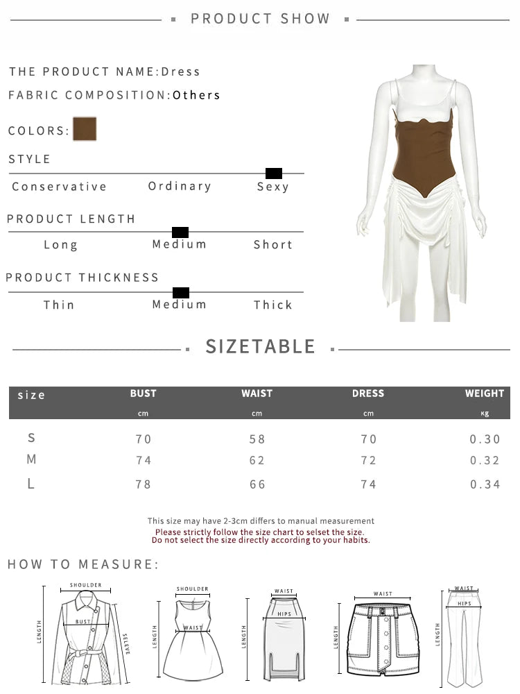 Aiertu  -  Sexy Fashion Contrast Patchwork Dress Women Backless Shirring Tassel Irregular Sleeveless Midnight Party Mini Bodycon Aiertu