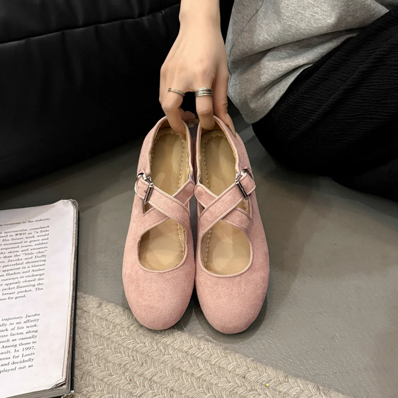 Aiertu  -  Leopard Marie Janes Shoes Flats Sandals Women Sneakers Casual Loafers Summer Trend Shallow Suede Zapatillas De Mujer Dress Aiertu
