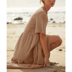 Aiertu  -  Gauze Elegant And Pretty Women'S Dresses  Sexy V-Neck Long Party Dress Ladies Dresses Sale Summer Sundress Aiertu