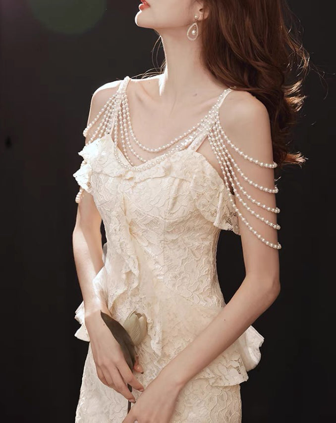 Aiertu  Baroque Pearl Royalcore Statement Dress Aiertu