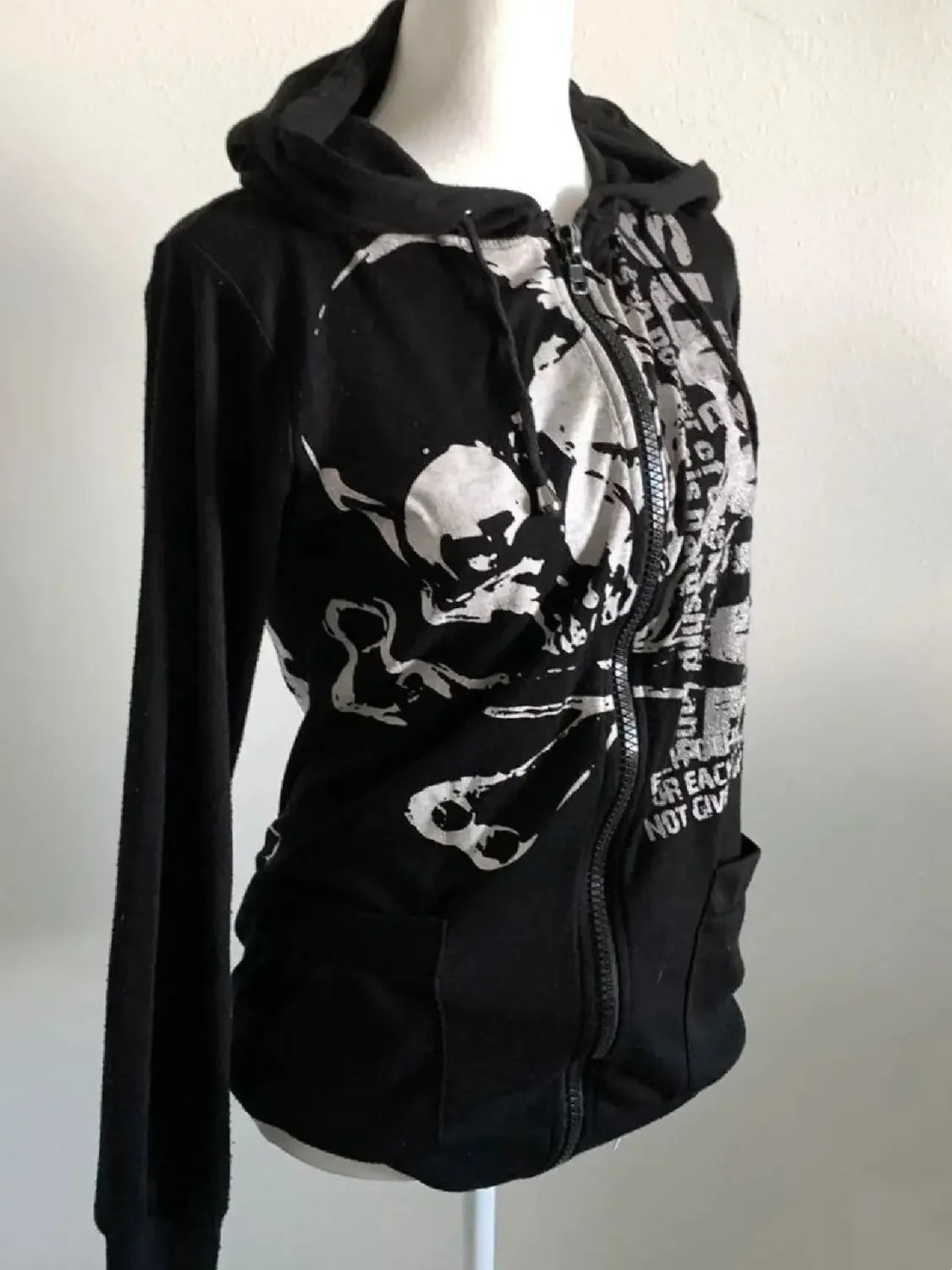 Aiertu  -  Y2K Harajuku Oversized Pattern Print Fashion Design Gothic Sports Hoodie Casual Loose Thick Jacket Harajuku Jacket Aiertu