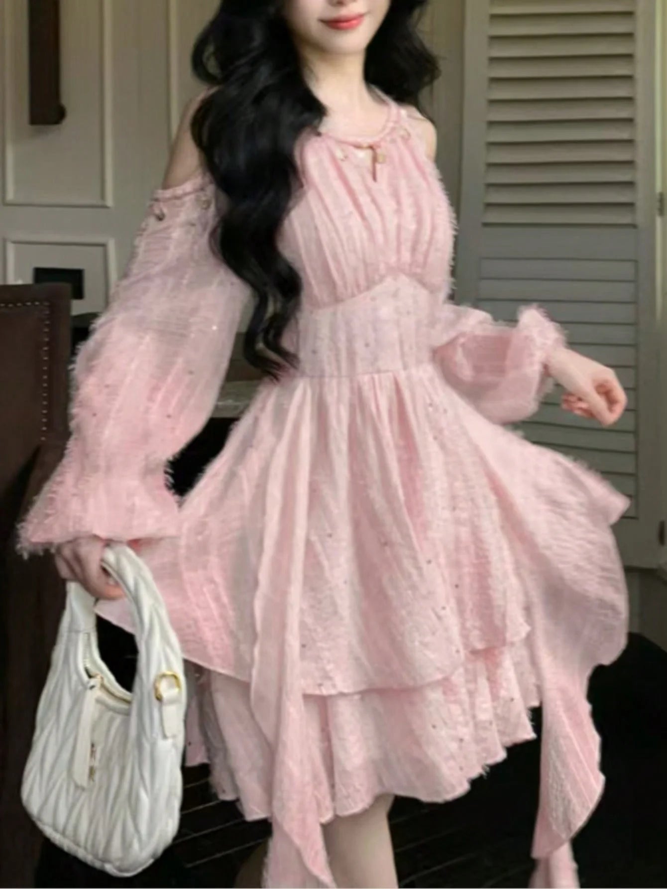 Aiertu  -  Elegant and Chic Women Fashion New Party Dress Spring Summer Casual A-Line Sequin Birthday Wedding Vestidos Female Clothes Aiertu