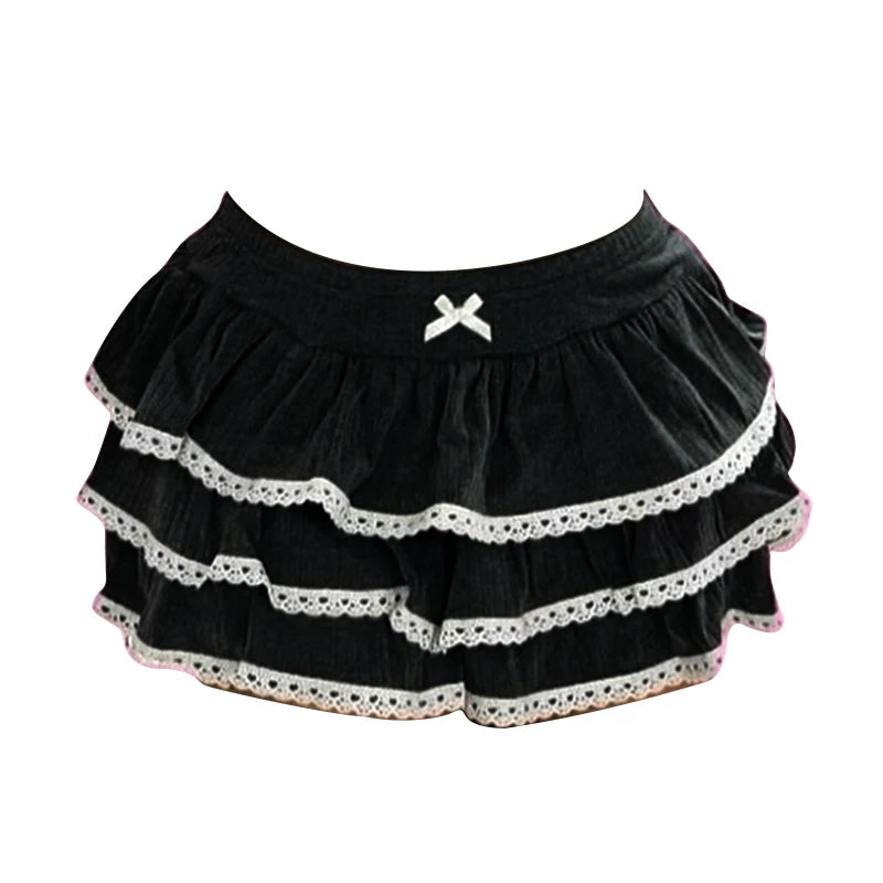 Aiertu summer inspo Y2K Cute Women Skirt Retro Hip-hop Sweet Bow Fashion Streetwear Summer Sweetheart Campus Harajuku Casual Solid Color Mini Skirt Aiertu