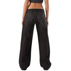 Aiertu  -  Harajuku Jeans for Women Wide Leg Baggy Jeans High Waist Y2K Cargo Pants Casual Loose Boyfriends Trousers Vintage Streetwear Aiertu