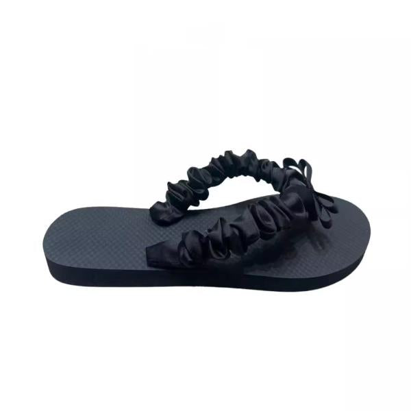 Aiertu  -  Shoes Butterfly-Knot Rubber Flip Flops Slippers Soft Beige Heeled Sandals Summer Clogs Woman Luxury Slides Hawaiian Comfort Blac Aiertu