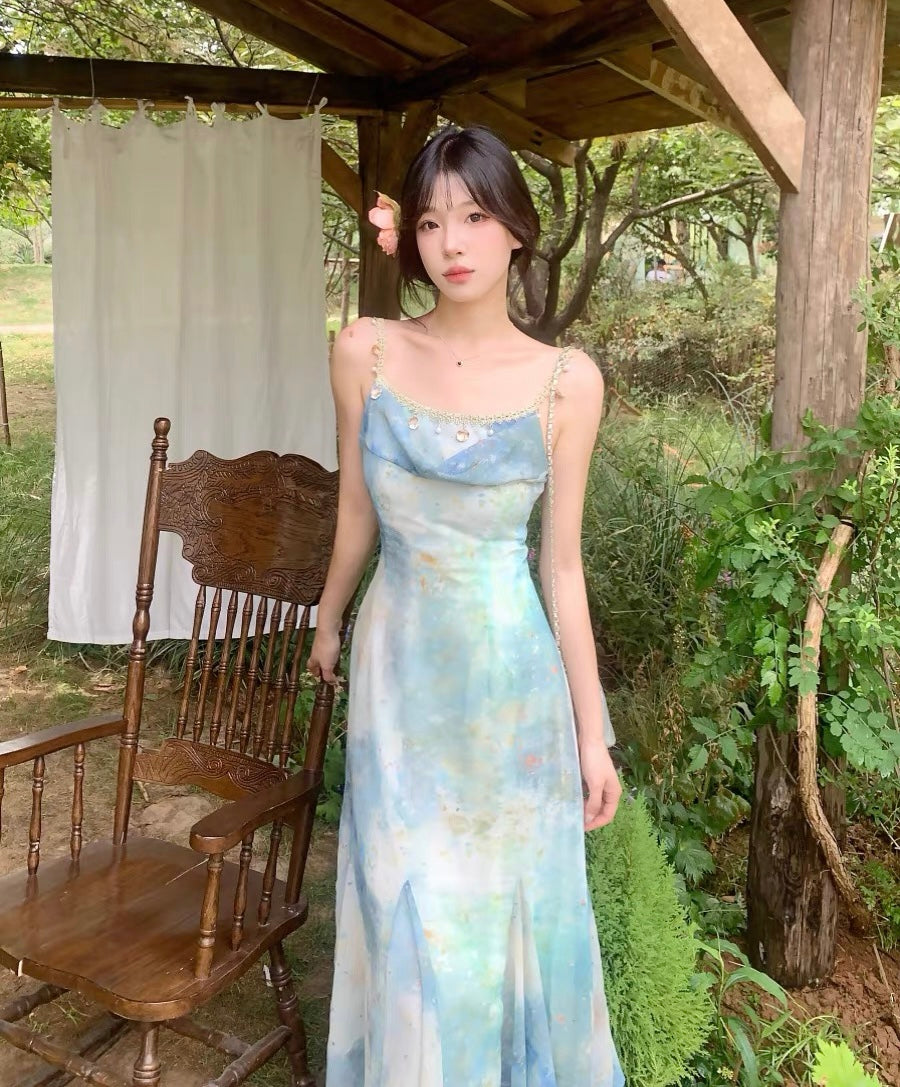 Aiertu  Sea Siren Ethereal Essence Style Dress Aiertu