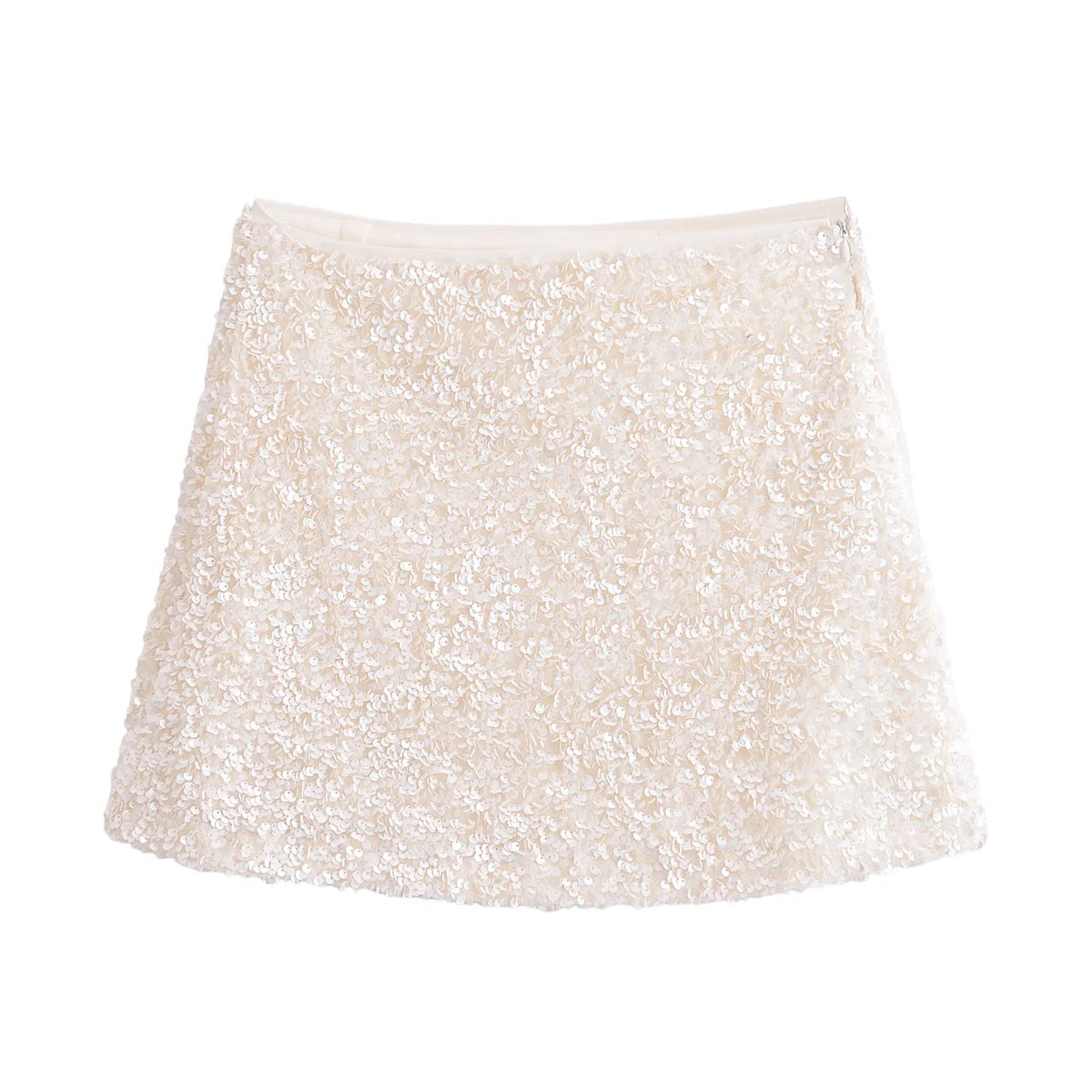 Aiertu  -  High Street Women Elegant Office A-line Mini Sequin Skirt Aiertu
