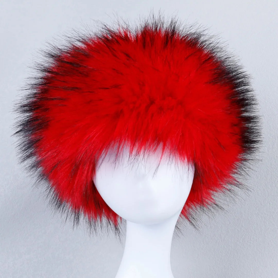 Aiertu  -  Fluffy Faux Fur Beanie Hats For Women Girl Winter Outdoor Thick Plush Keep Warm Russian Ski Hat Luxury Fashion Party Panama Caps Aiertu