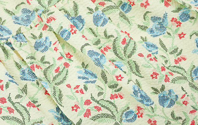 Aiertu  Magical Meadow Floral Romper Dress Aiertu