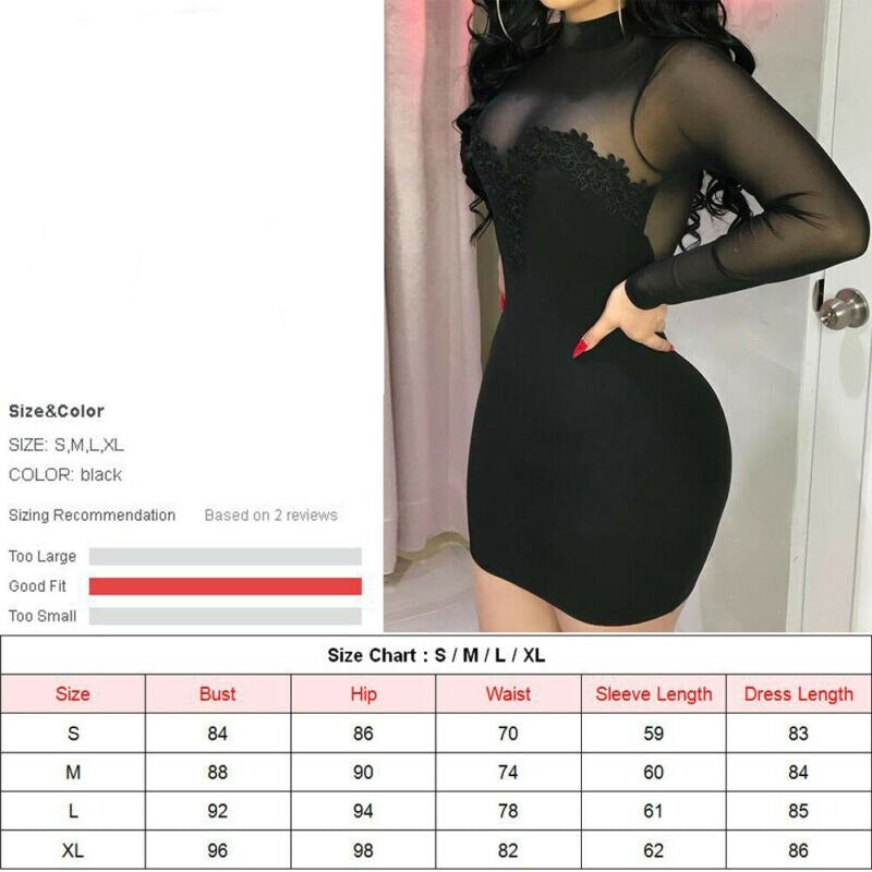 Aiertu Sexy Women Bandage Bodycon Mini Dresses Transparent Strapless Party Female Elegant Mini Dress Chiffon Female Black Vestidos Aiertu