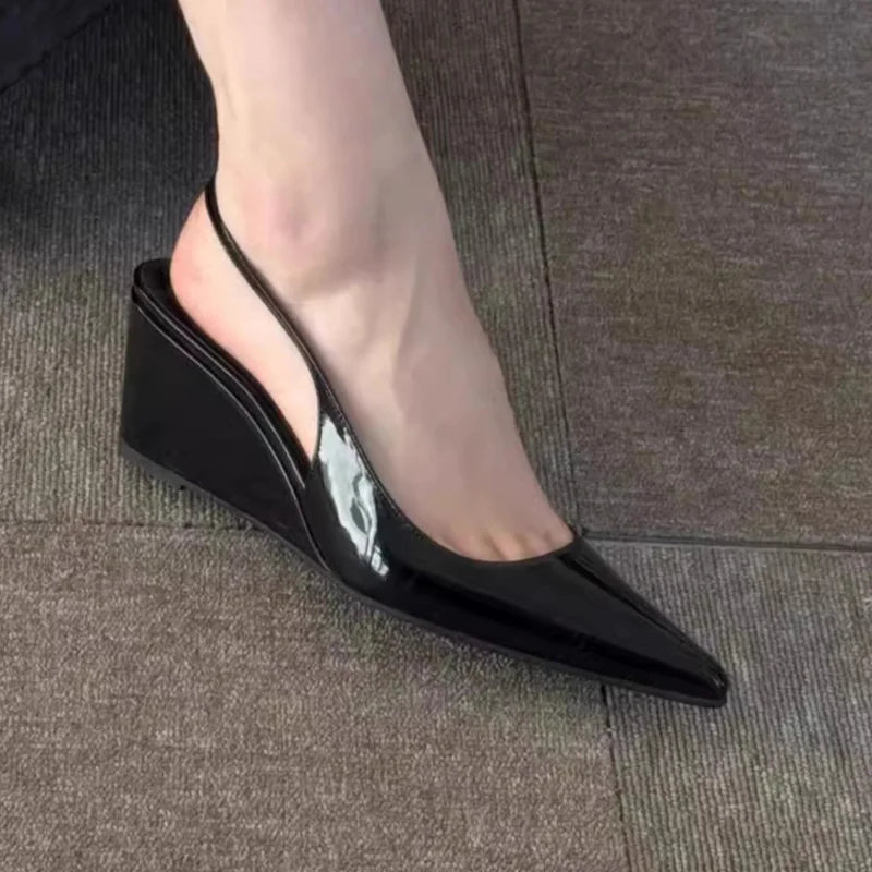 Aiertu    -  Women's Sandals Sexy Pointed Toe High Heels Shoes New Slippers Summer Designer Brand Party Dress Shoes Mujer Slides Aiertu