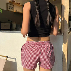 Aiertu  Plaid Boxer Shorts Aiertu