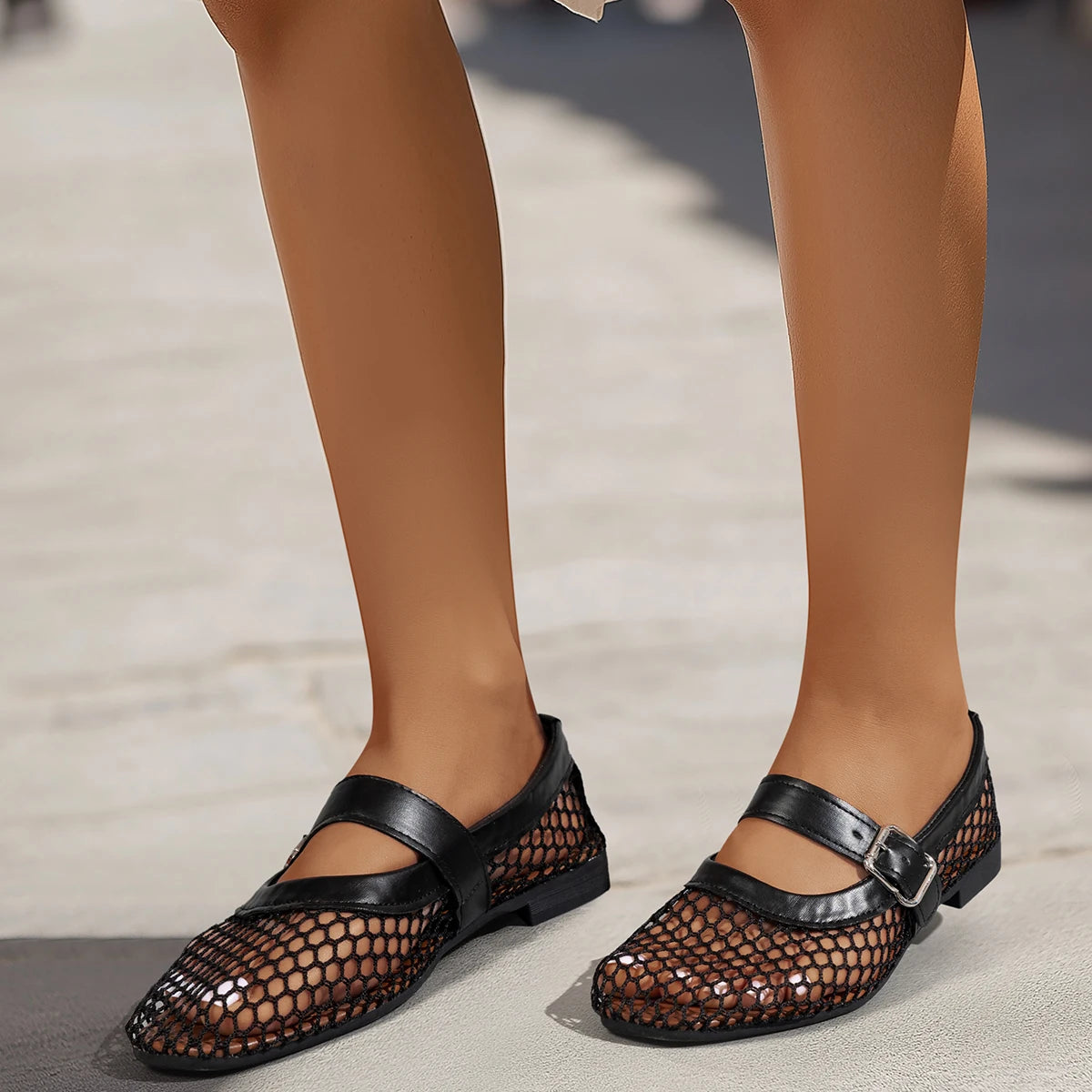 Aiertu  -  Shoes Ballerinas Woman 2025 Modis Female Footwear Round Toe Casual Sneaker Ballet New Cute Dress Summer Big Size Flat Rubber Aiertu