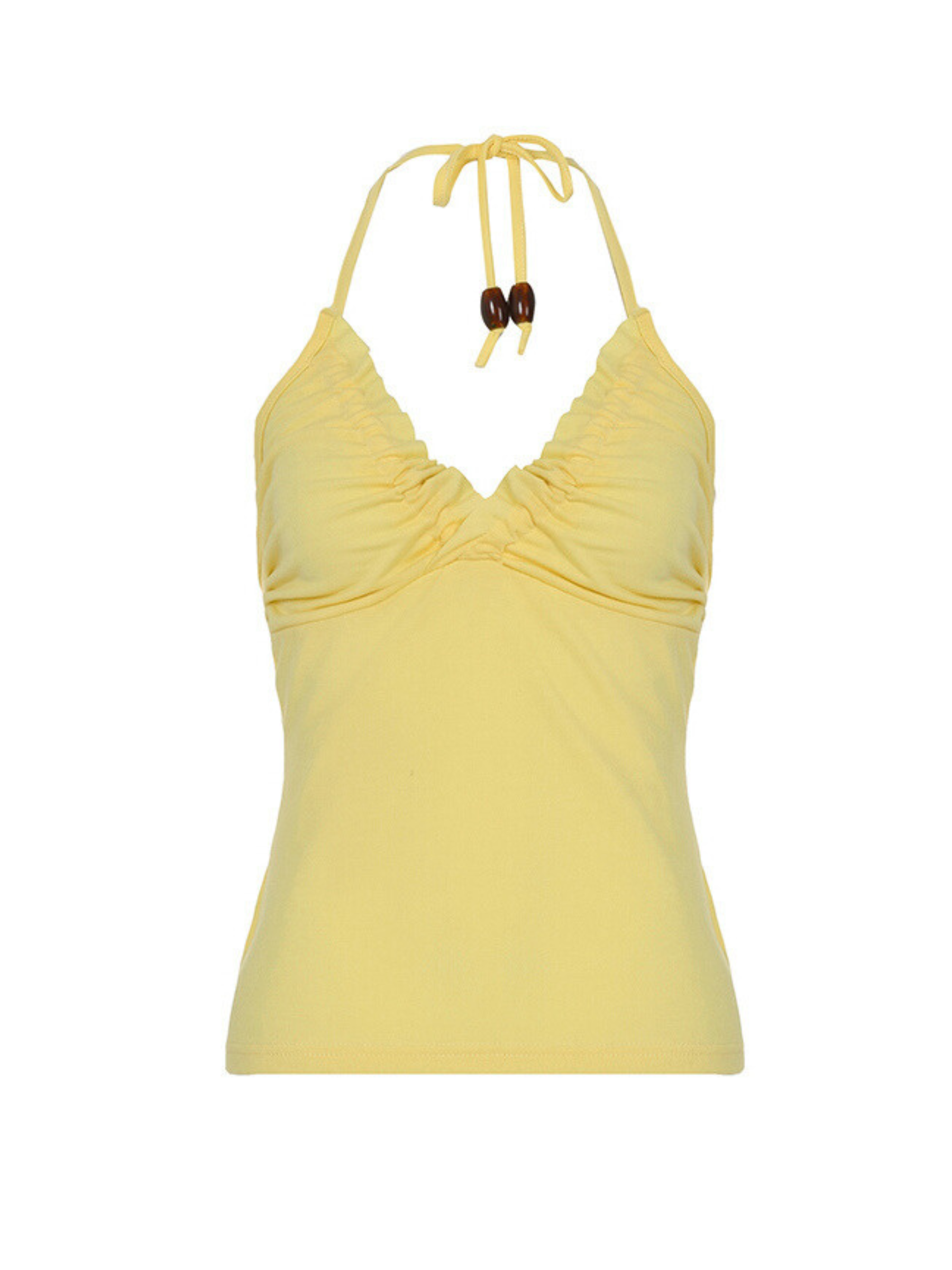 Aiertu  -Viana Ruched Halter Top aiertu