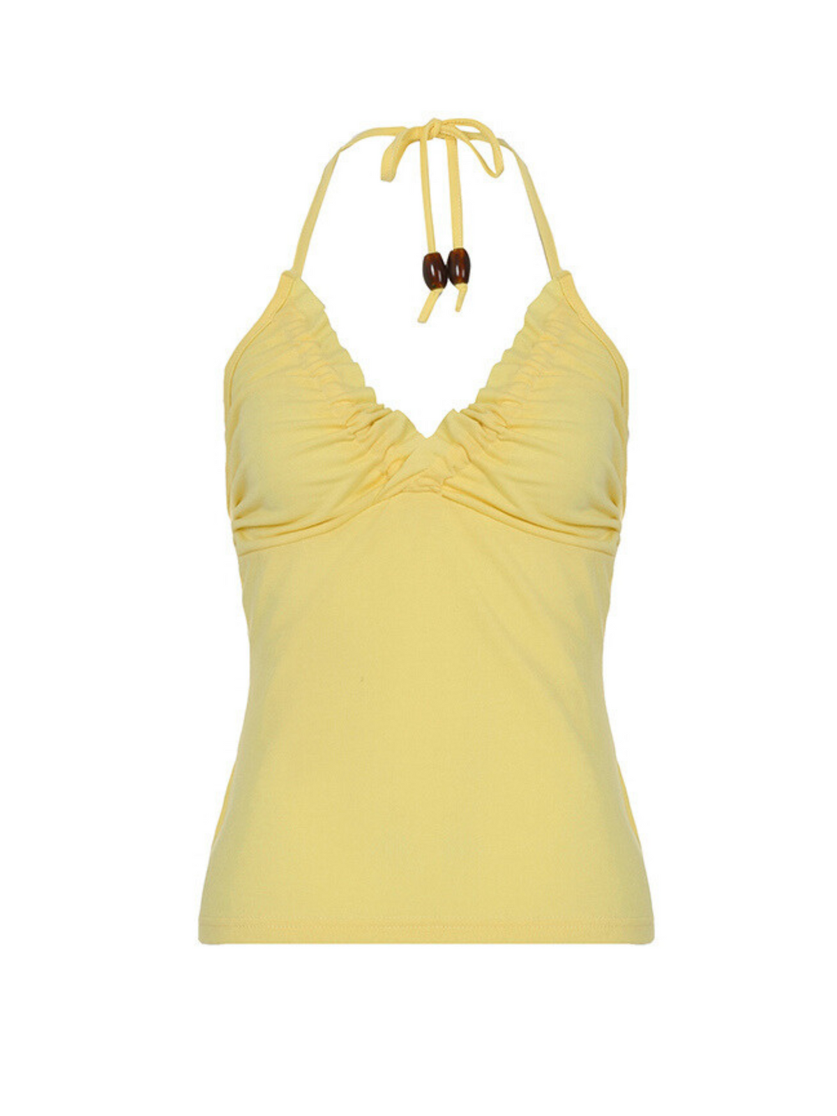 Aiertu  -Viana Ruched Halter Top aiertu