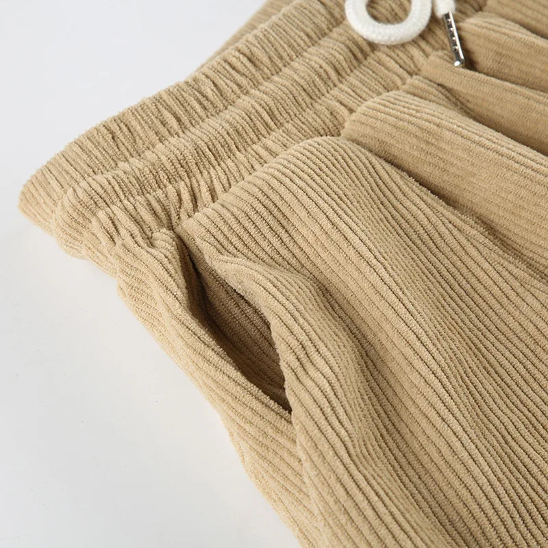 Aiertu  -  Casual Baggy Ruched Trousers Women High Waist Drawstring Wide Leg Pants 2025 New Spring Fall Harajuku Lolita Y2K Clothes Aiertu