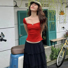 Aiertu  -Brylynn Lace-up Camisole aiertu