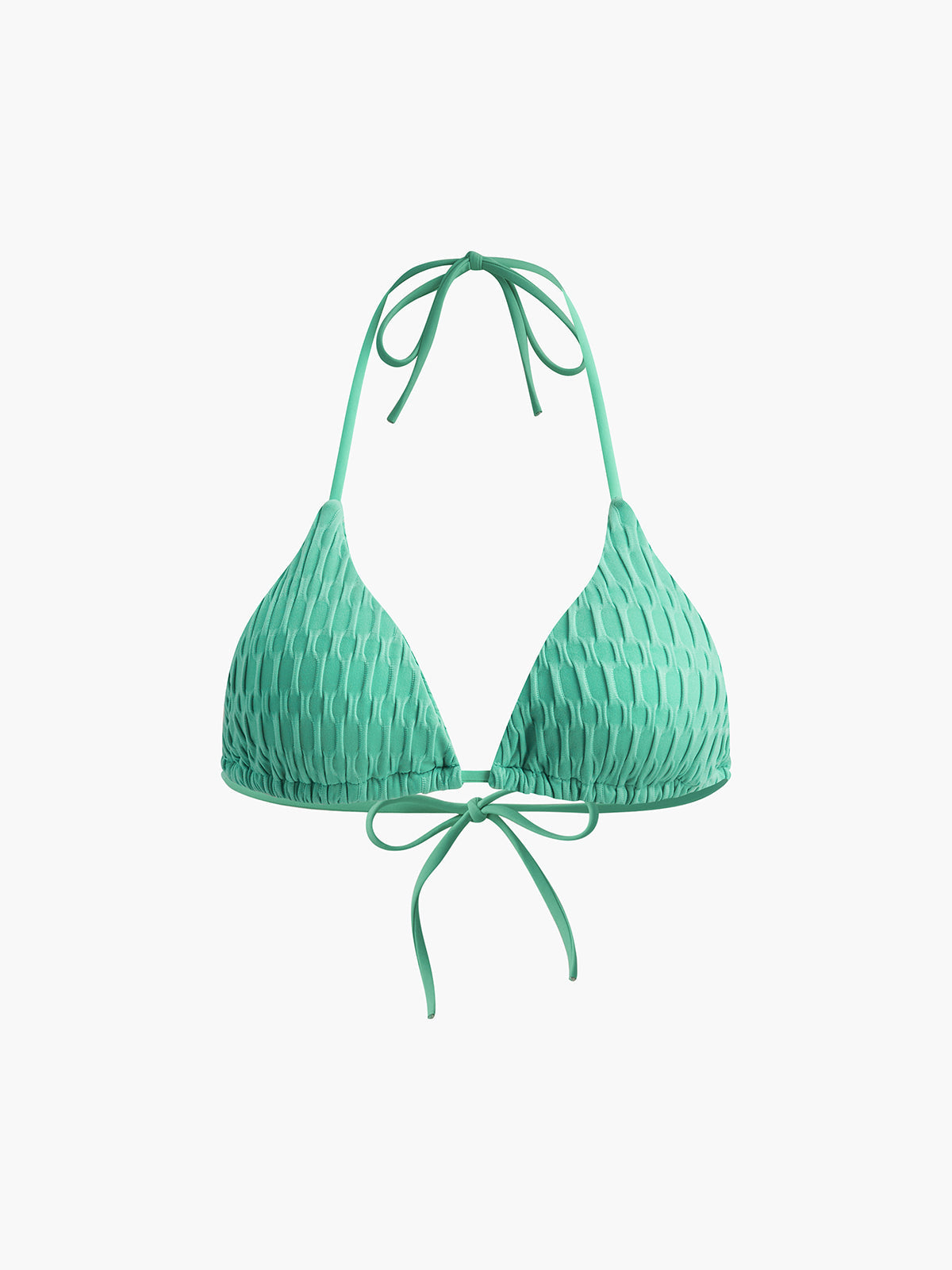 Aiertu  Solid Halter Knotted Bikini Set shopify